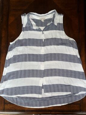 Cupio Blush sleeveless button down